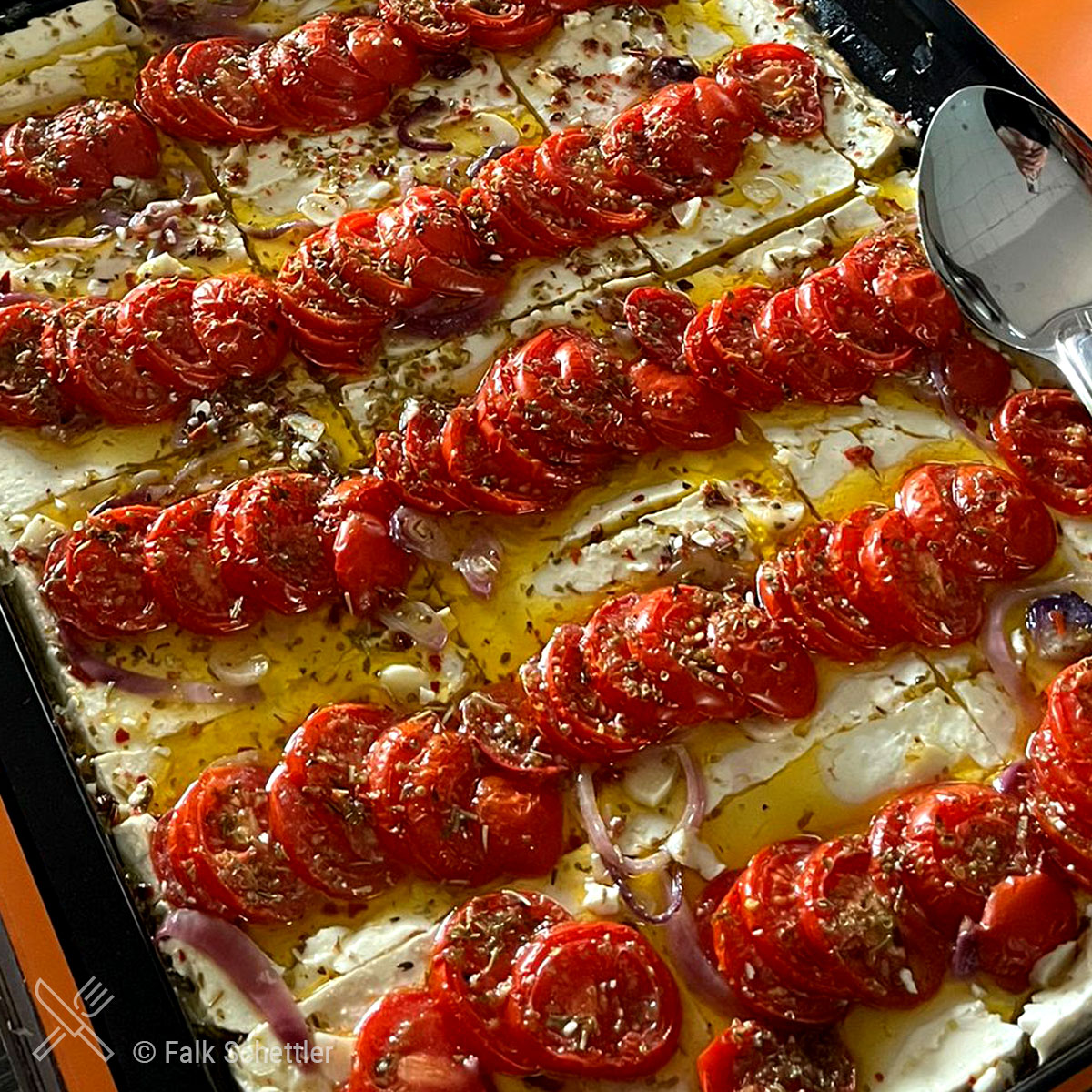 Gebackener Feta mit Tomaten